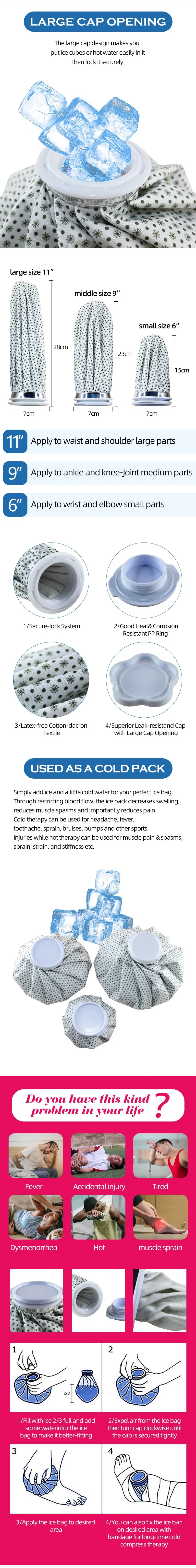 Health Care Product Cold Pack Postpartum Pain Relief After Sports for Men Women Summer Use