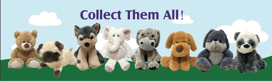 Microwavable Plush Toy French Lavender Scented Stuffed Animal Warmies -Sweet Elephant, Rabbit, Dog, Panda Heated Plush