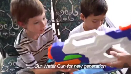 Amazon Hot Kids Pumping Pull Type Water Gun Toy 1500ml Large Capacity Big Water Guns Toy 2 Colors Mixed Summer Outdoor Game Toy Children Water Gun