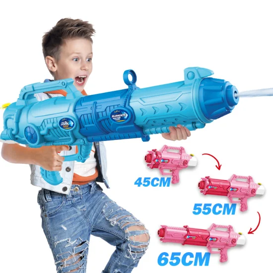 Tombotoys Wholesale Summer Hot Sale Pull Watergun Beach Children′ S Plastic Water Gun Toy Kids Water Gun