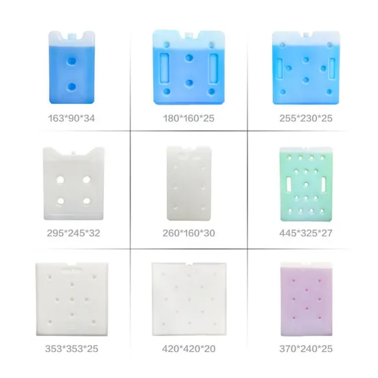 Factory Wholesale Reusable Freezer Gel Ice Pack Cooler Ice Brick for Lunch Box Fresh Food Storage HDPE Freezer Ice Block